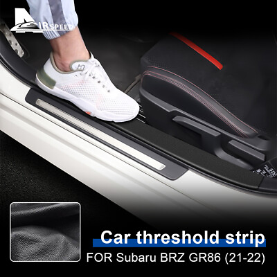 #ad 2pcs Car Door Anti Kick Panel Protective Film Trim For Subaru BRZ GR86 2021 2022 $7.99