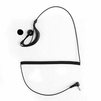 #ad 5x 3.5mm Listen Only G Shape Earpiece Headset For Radio Speaker Mic U9 $14.84