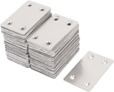#ad New Mending Plates Heavy Duty Flat Bracket Stainless Steel Straight Brace US $7.99