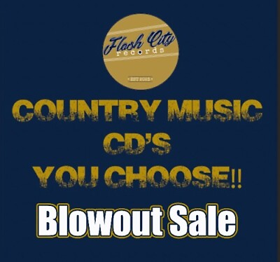 #ad Country Music CDs Loose DISC ONLY You choose BLOWOUT SALE $2.00