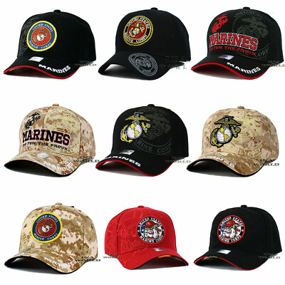 #ad U.S. MARINE Hat MARINE Corps Logo Military Officially Licensed Baseball Cap $18.85
