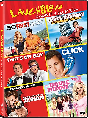 #ad New Laugh Out Loud 6 Film Set: Zohan Deuce Bigelow 2 Click and 3 more DVD $8.24