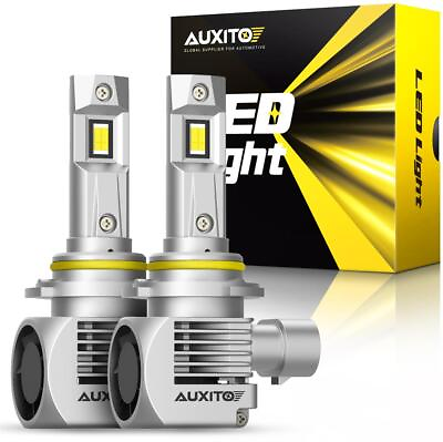 #ad AUXITO 2x 9006 LED Headlight Bulb Conversion Kit Low Beam 6000K White Waterproof $46.99