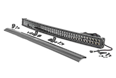 Rough Country 40quot; Curved Cree LED Light Bar Dual 36000 Lumens Black Series w DRL $299.95