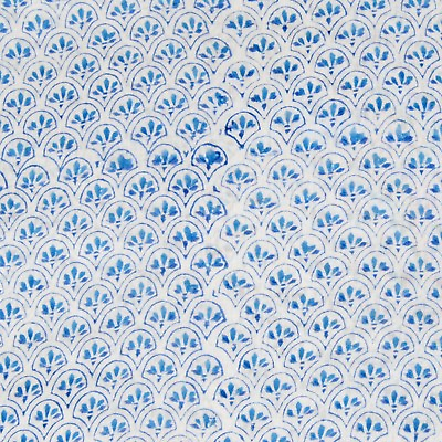 #ad 10 Yard Indian Hand Block Printed Dressmaking Cotton Sewing Fabric Voile Running $59.99