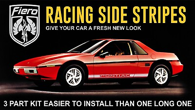 #ad Side Stripes for Fiero Fiero GT SE amp; Formula Models FREE FENDER EMBLEMS $44.99