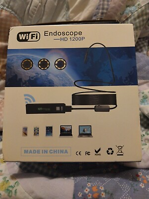 #ad Endoscope WIFI HD 1200P Connects to IOS or Android Phones $19.95