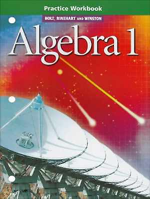 #ad Holt Rinehart and Winston Algebra Paperback by Holt Rinehart amp; Acceptable $5.42