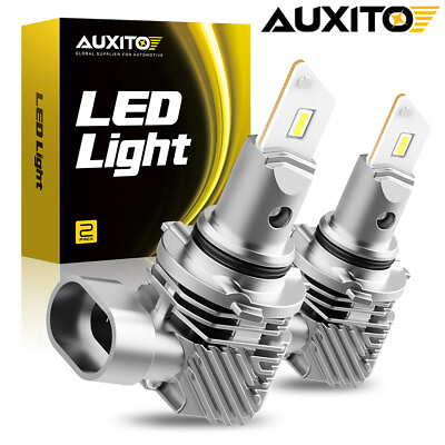 #ad AUXITO 9005 LED Headlight Bulbs Conversion Kit High Beam White Super Bright Q10 $17.49