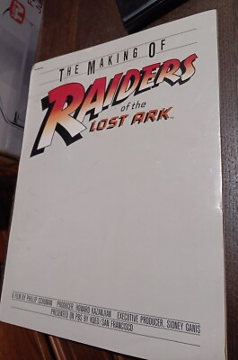 #ad The making of Raiders Of The Lost Ark pamphlet Press Release by philip schumann $200.00