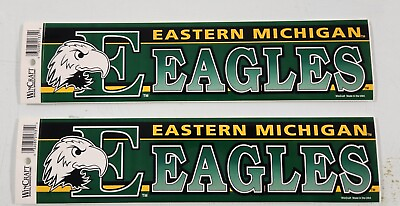 #ad Wincraft Eastern Michigan Eagles NCAA Bumper Sticker; 12x3” $8.00