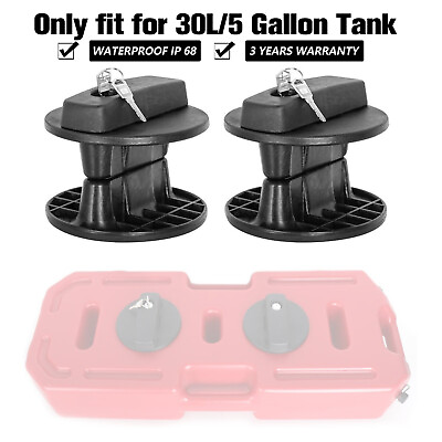 #ad 2PCS Fuel Can Mount Oil Mounting Lock Pack for 30L Fuel Tank Cans Jeep ATV JK $56.99