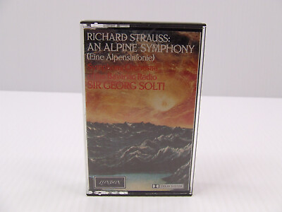 #ad Richard Strauss An Alpine Symphony Eine Alpensinfonie Cassette Georg Solti $9.99