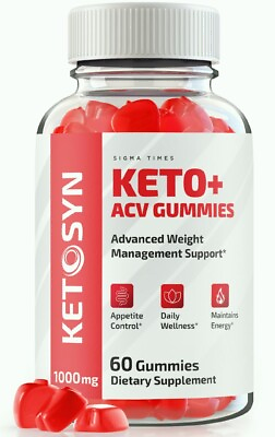 #ad Ketosyn Keto ACV Advance Weight Loss Gummies to Burn Fat for Energy 60ct $19.95