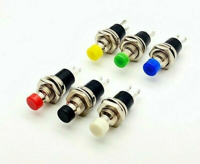 6Pcs 7mm Mini Momentary On Off Lockless Micro Push Button SPST Switch 1NO 1NC $5.84