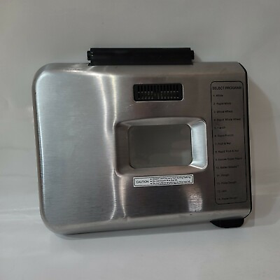 #ad Breadman Pro Stainless Steel Bread Maker TR900S Top Lid Cover Only used $20.77