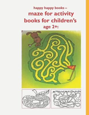 #ad happy happy books maze for activity books for children#x27;s age 2: : Maze learni $12.99