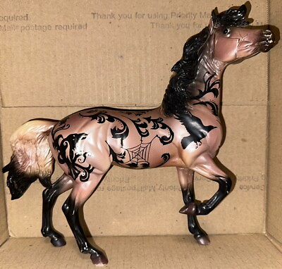 #ad Breyer NEVERMORE Traditional 2018 Halloween Horse #1800 No Box $249.99