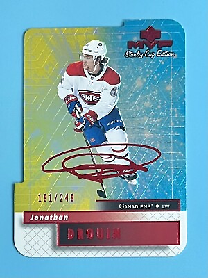 #ad Jonathan Drouin 2019 20 UPPER DECK MVP COLORS amp; CONTOURS Red 249 Montreal #83 $2.95