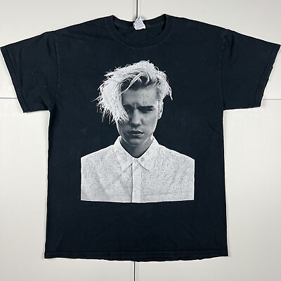#ad Justin Bieber Purpose Tour Graphic Concert T Shirt Black M $149.99