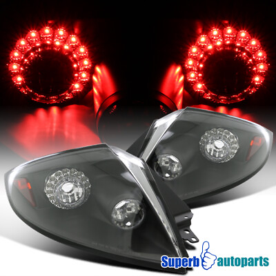 #ad Fits 2006 2011 Mitsubishi Eclipse LED Tail Lights Black Replacement $157.98