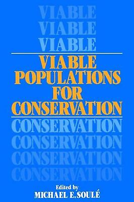 #ad Viable Populations for Conservation by Michael E. Soul? English Paperback Book $67.98