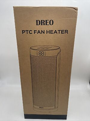 #ad Dreo Space Heater 16quot; 70° Oscillation Heating Portable Electric Heater W Remote $60.00