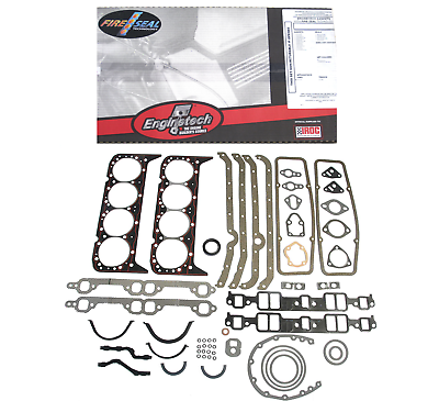 #ad Full Engine Gasket Set for Early 2 Piece Rear Seal Chevrolet SBC 283 327 350 5.7 $42.81