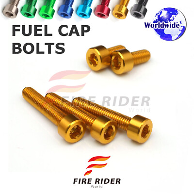 #ad FRW 6Color Fuel Cap Bolts Set For Yamaha YZF R6 99 13 00 01 02 03 04 05 06 07 08 $8.88