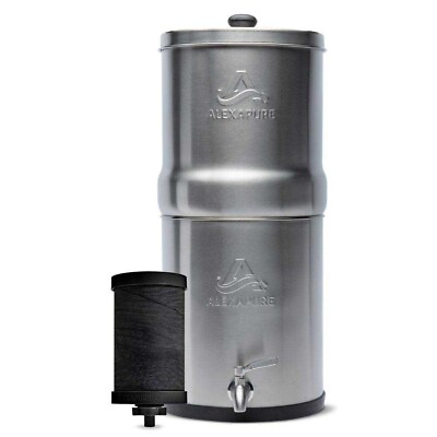 #ad New Alexapure Pro Stainless Steel Water Filter Purification System New in Box $172.75