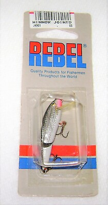 #ad REBEL JOINTED MINNOW ULTRALIGHT LURE 1 AND 7 8 INCHES TROUT PANFISH SIZE VINTAGE $19.99