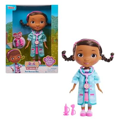 #ad Doc Mcstuffins Disney Junior Pet Rescue 8.5 Inch Doc Doll Ages 3 Up by Just Play $17.99