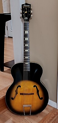 #ad Harmony Master H945 Arch top F Hole Accoustic Guitar Sunburst 1960s Steel Reinfo $800.00
