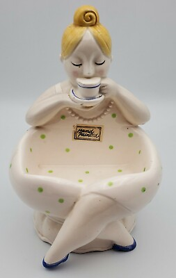 #ad Vintage Ceramic Fitz and Floyd Tea Lady Sugar Holder $46.75