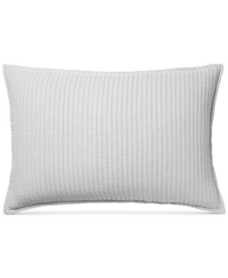 #ad Hotel Collection Matelasse White Cotton Standard Pillow Sham $25.00