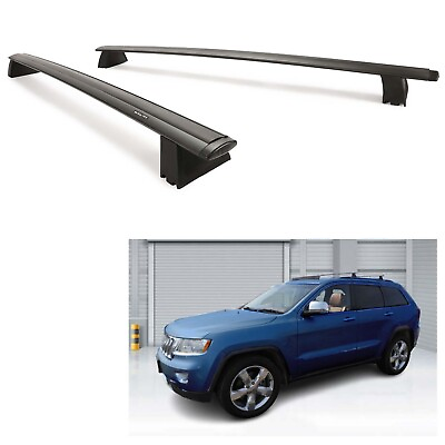 #ad Roof Rack Cross Bars Luggage Carrier For 11 22 Jeep Grand Cherokee W Side Rails $43.50