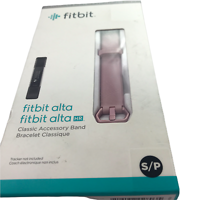 #ad New NWT Fitbit Alta Classic Accessory Band S P Small Pink. UPC 816137028035 $24.65