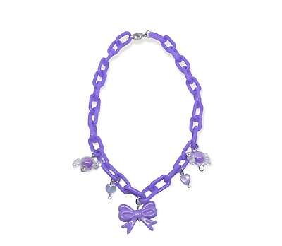 #ad Kawaii purple chain necklace $10.00