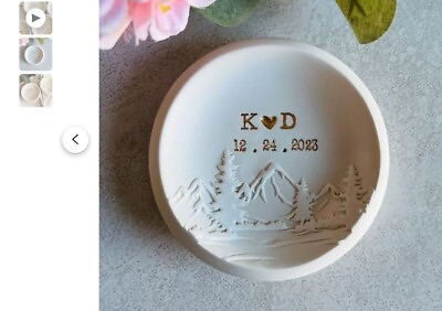 #ad personalized ring dish mountain top custom jewelry dish $43.00