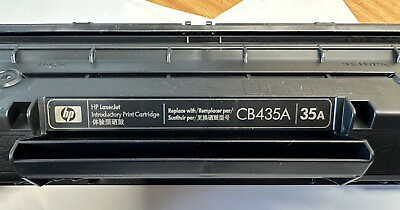 #ad HP 35A LaserJet Toner Cartridge Black CB435A Open Box $35.00