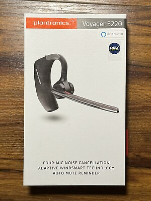 #ad GENTLY USED Plantronics Voyager 5220 Bluetooth Headset GREAT CONDITION $50.00