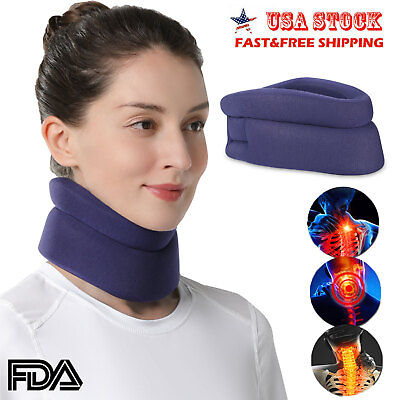 #ad VELPEAU Cervical Collar Neck Brace Traction Collar Support Pain Relief Device $21.99