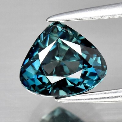 #ad 1.74ct Teal Blue Sapphire Heated Flawless from Africa $776.98