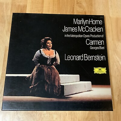 #ad MARILYN HORNE Bizet Carmen Bernstein Box Set 12quot; Vinyl Record LP $45.00