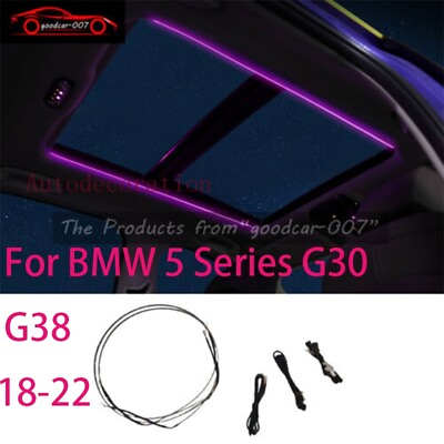 #ad 11 Colors LED Sunroof Light Ambient Lighting For BMW 5 Series G30 G38 2018 22 1* $145.22
