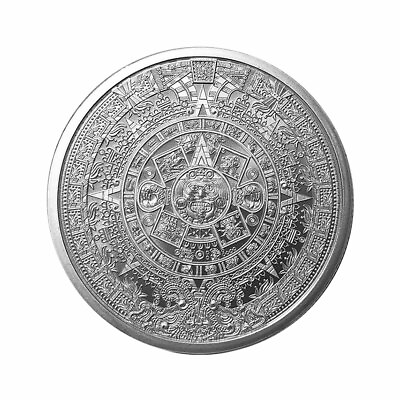 Golden State Mint Aztec Calendar 1 oz Silver Round GEM BU $34.19