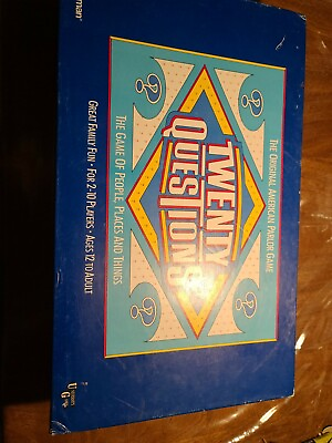 #ad 20 Twenty Questions Game of People Places amp; Things Multi Player 1988 $22.90