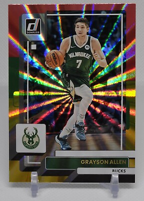 #ad 2022 23 Panini Donruss Holo Red and Gold Laser Grayson Allen #57 $3.75