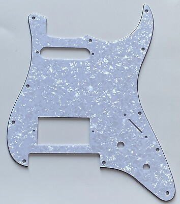 #ad For Fit Fender Strat Floyd Rose Tremolo HS Style Guitar Pickguard White Pearl $17.99