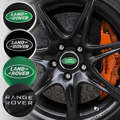 #ad Car Wheel Rims Hub Center Metal Decals Sticker For Land Rover Range Rover Evoque $12.73